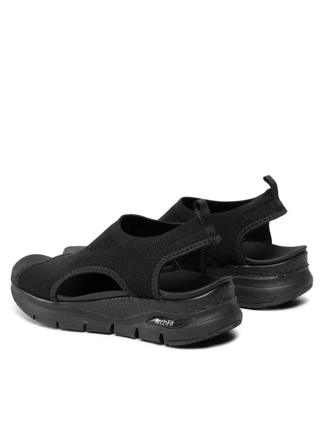 Arch Fit City Slip-On Sandals - Black