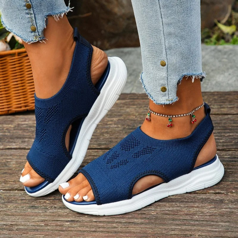 Arch Fit City Slip-On Sandals - Blue