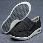 Chloe Stretch No-Tie Wide Shoes w/ Adjustable Closure