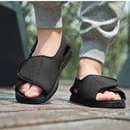Coles Wide Feet Sandals - Black
