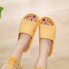 Heel Support Cushion Slides - Yellow