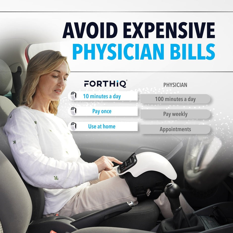 FlexAir™ Knee Massager Smart Heat, Red Light Therapy, and Vibration Massage - FSA or HSA eligible