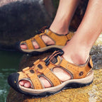 Men's High-Altitude Ortho Heel Strap Sandals - Yellow