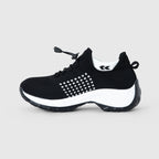 Ortho Stretch Cushion Shoes - Black White